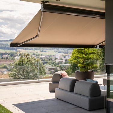 Ausrichtung der Terrasse Ausrichtung der Terrasse