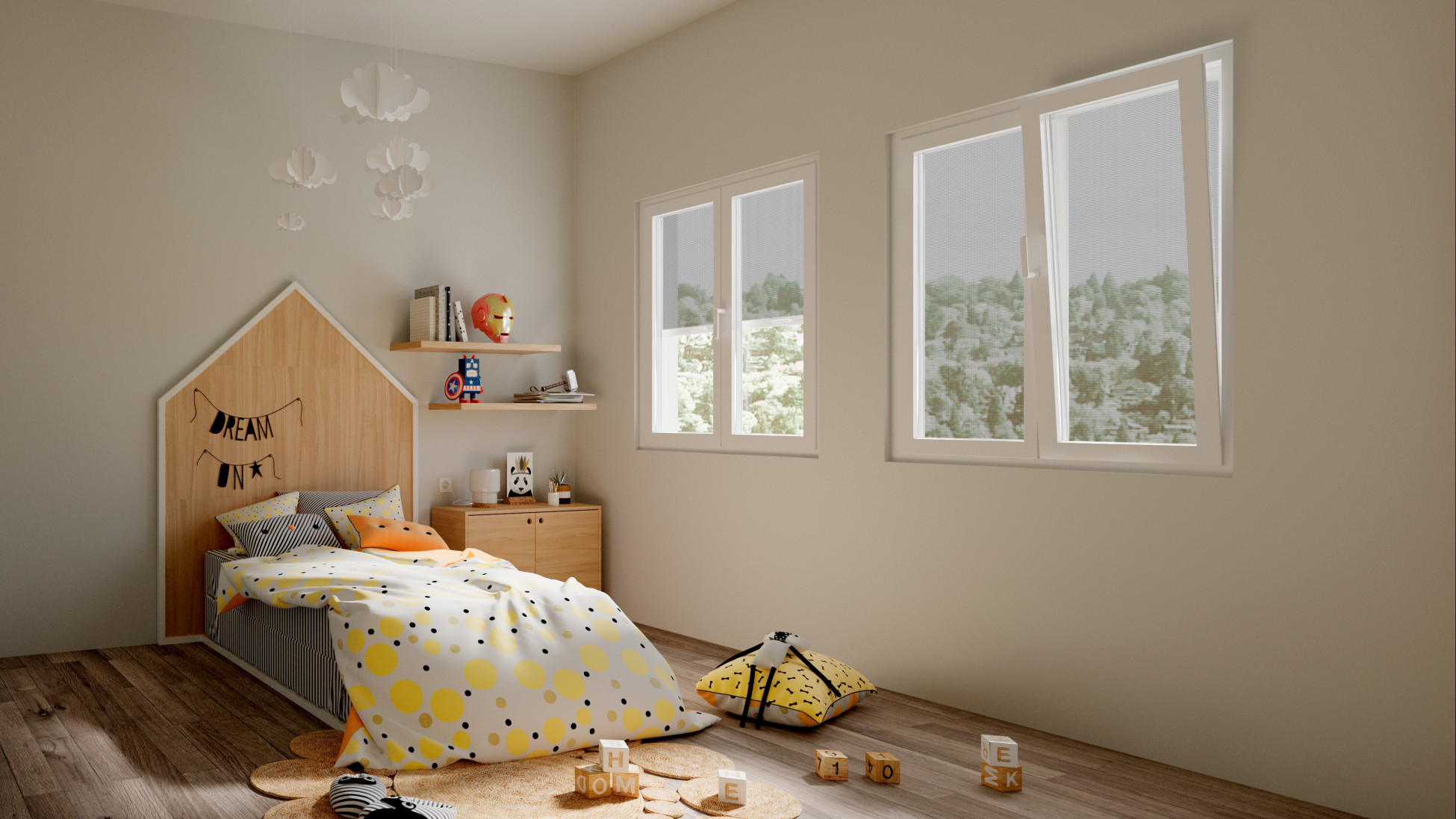 Fliegengitter und Insektenschutz im Kinderzimmer Fliegengitter und Insektenschutz im Kinderzimmer