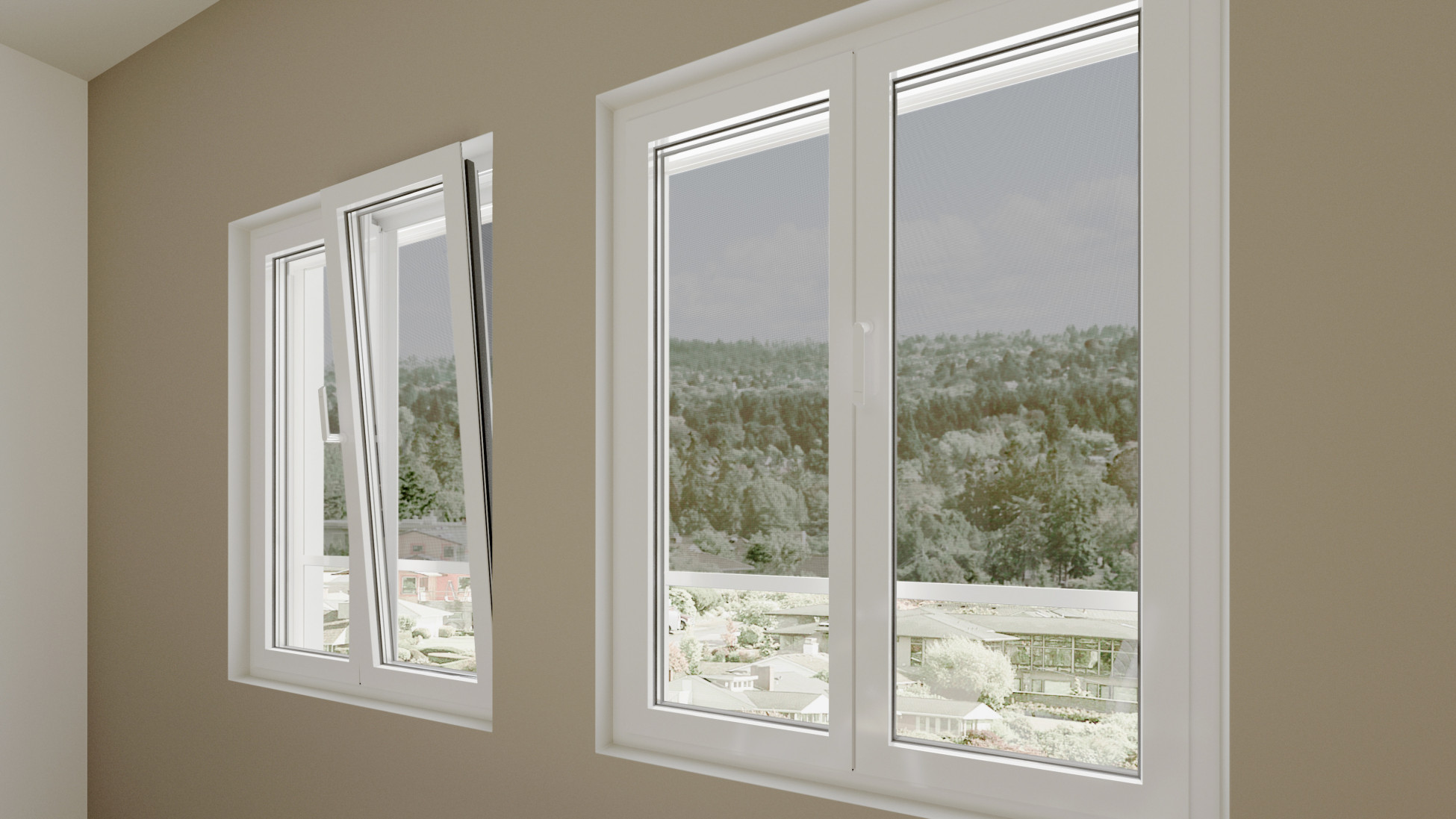 Fliegengitter und Insektenschutz als elektrisches Rollo Fliegengitter und Insektenschutz als elektrisches Rollo