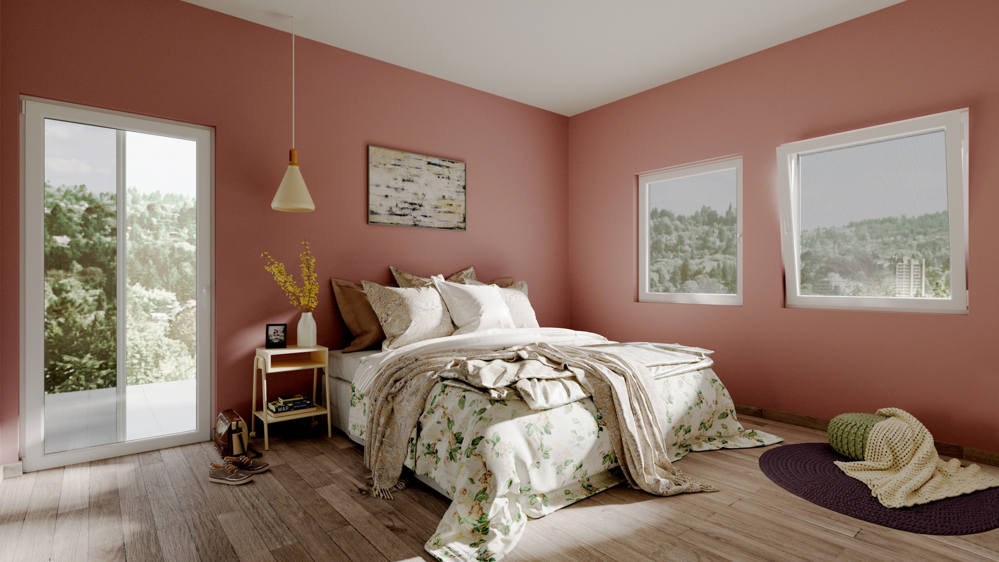 Fliegengitter und Insektenschutz im Schlafzimmer Fliegengitter und Insektenschutz im Schlafzimmer